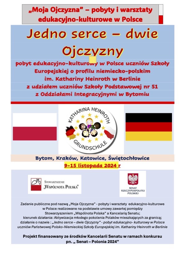 Jedno serce dwie ojczyzny plakat 1