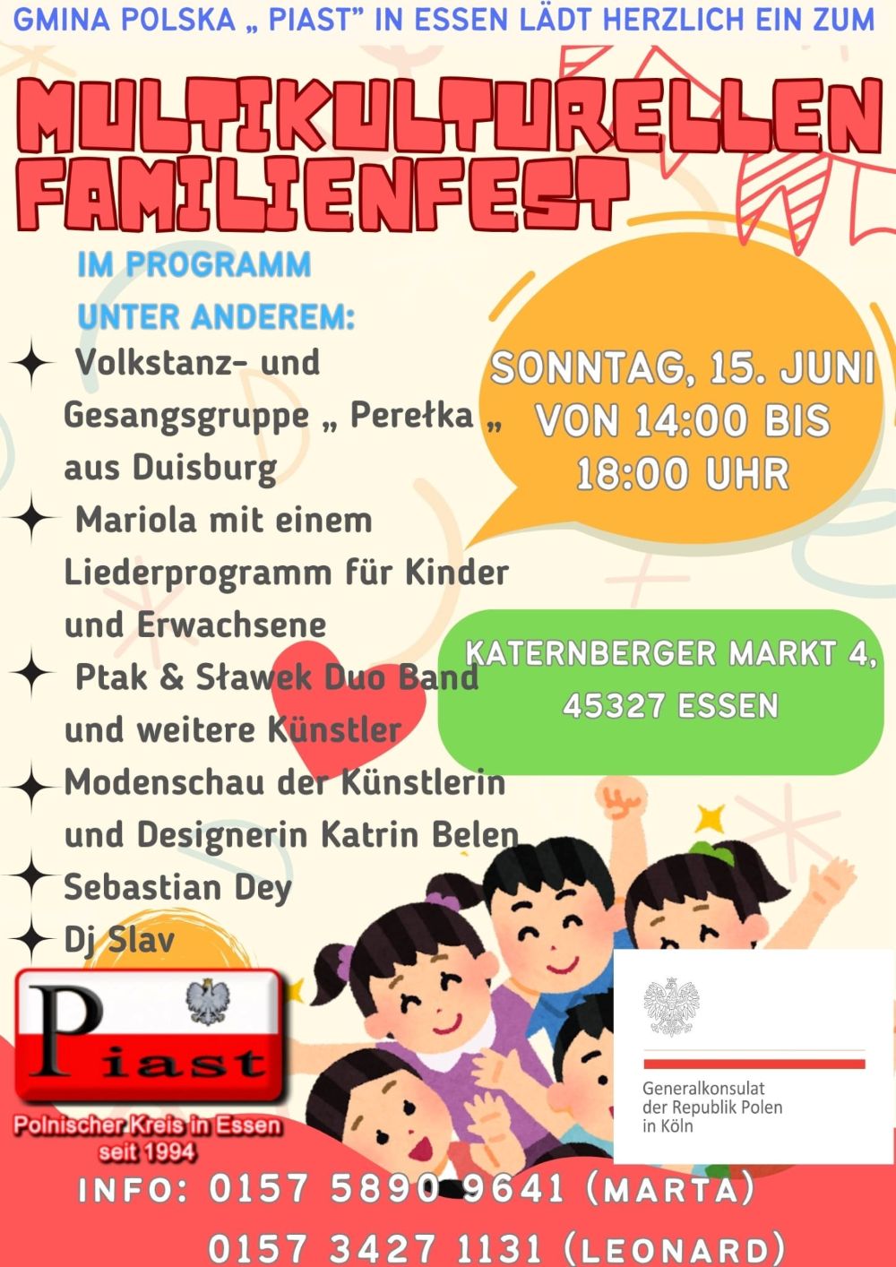 Multikultureller Fest Piast 15.06. maly