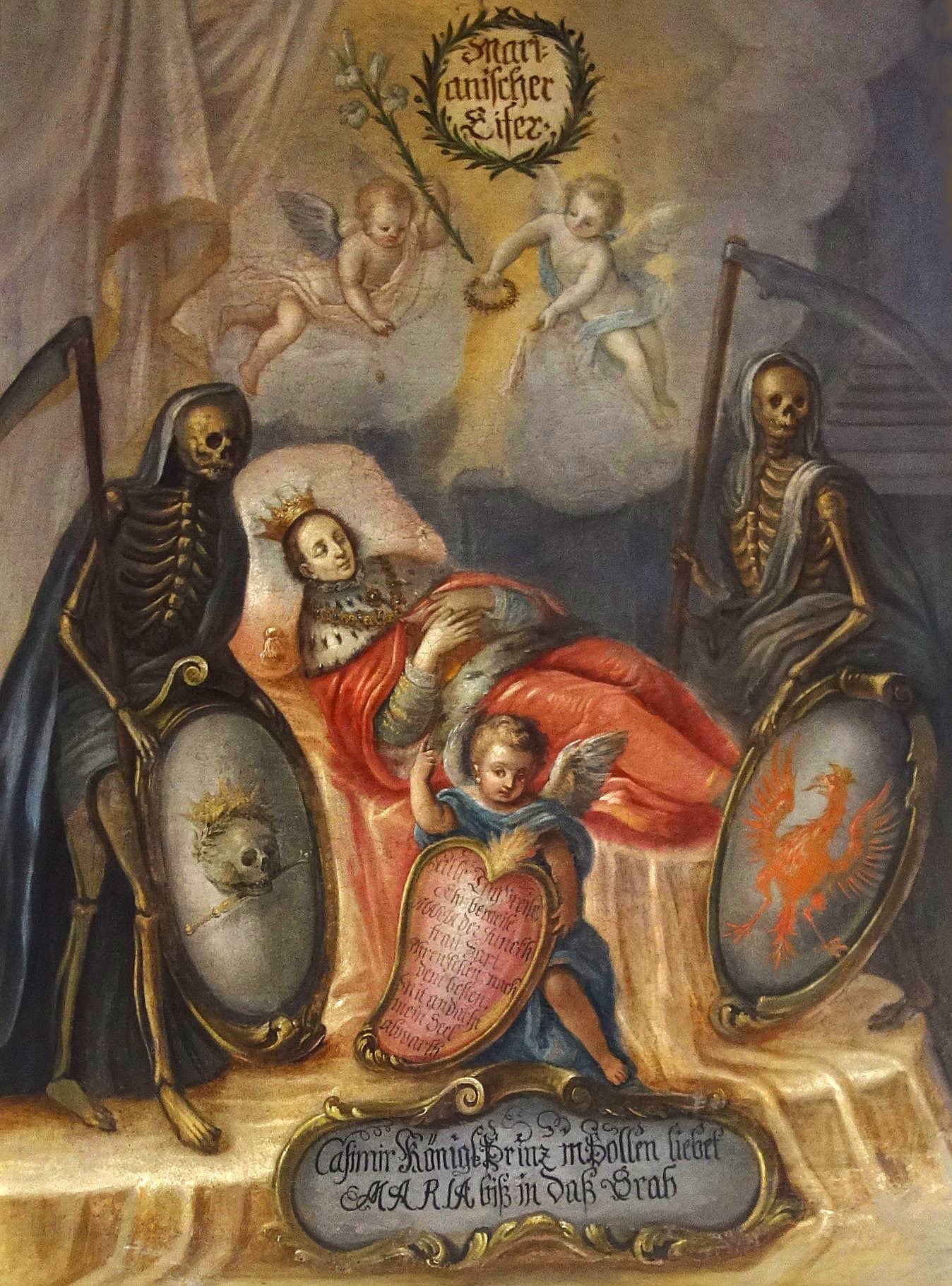 Obraz Sw Kazimierza w Sali Kongregacji w Altötting Autor zdjęcia Andrzej Białas