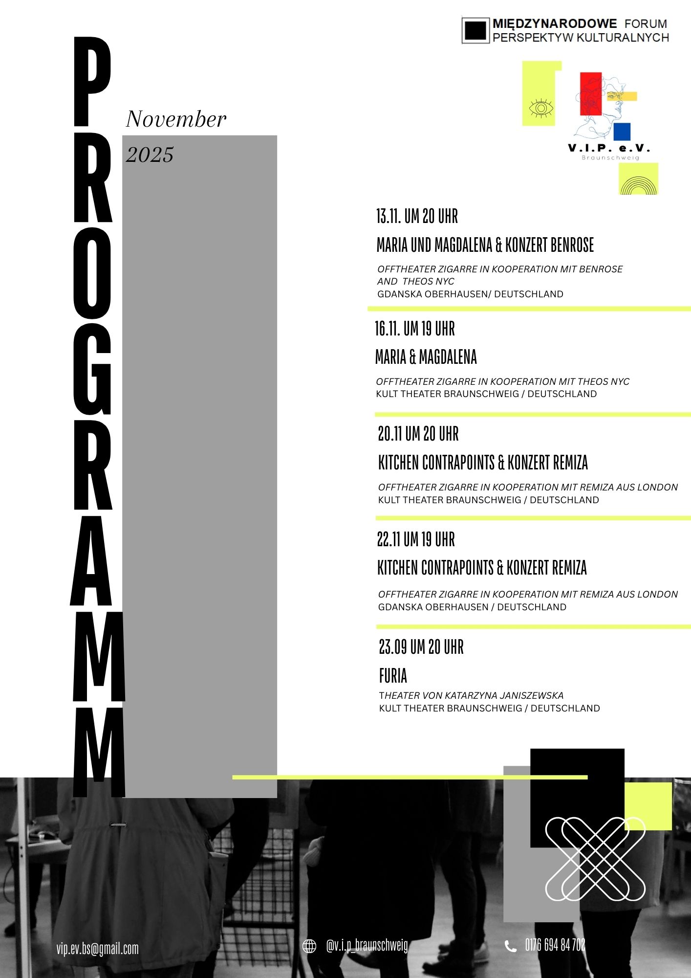 Theaterprogramm V.I.P Sep Nov 2
