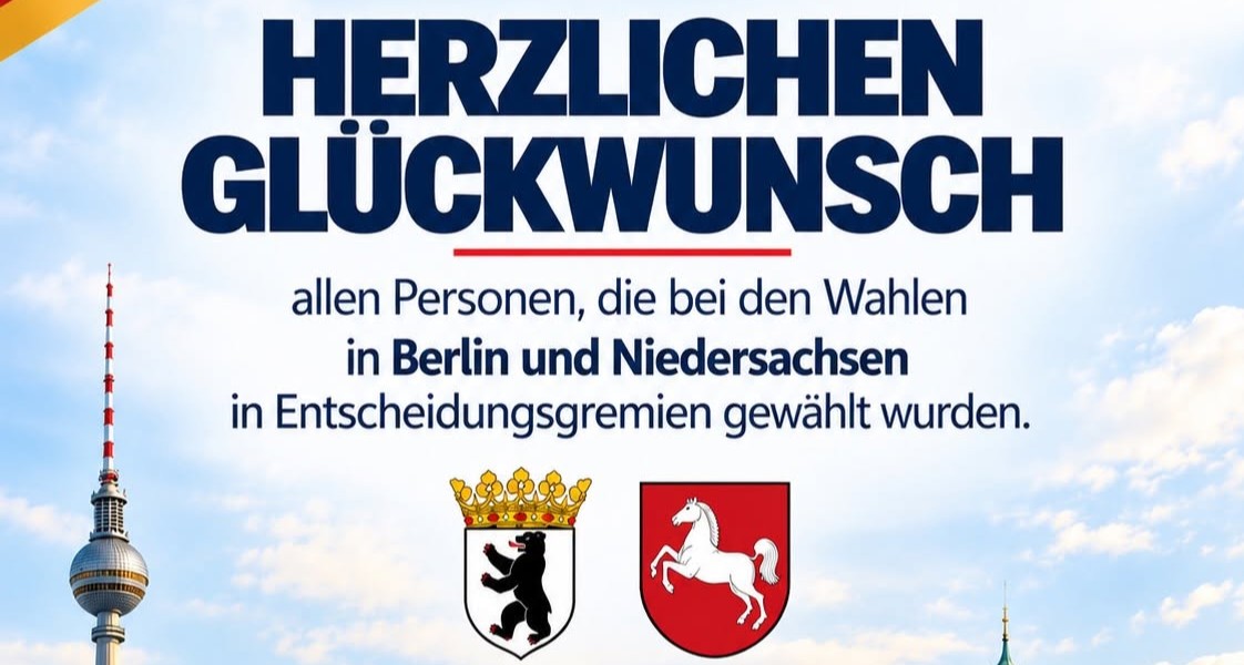 Gratulujemy Berlin baner DE
