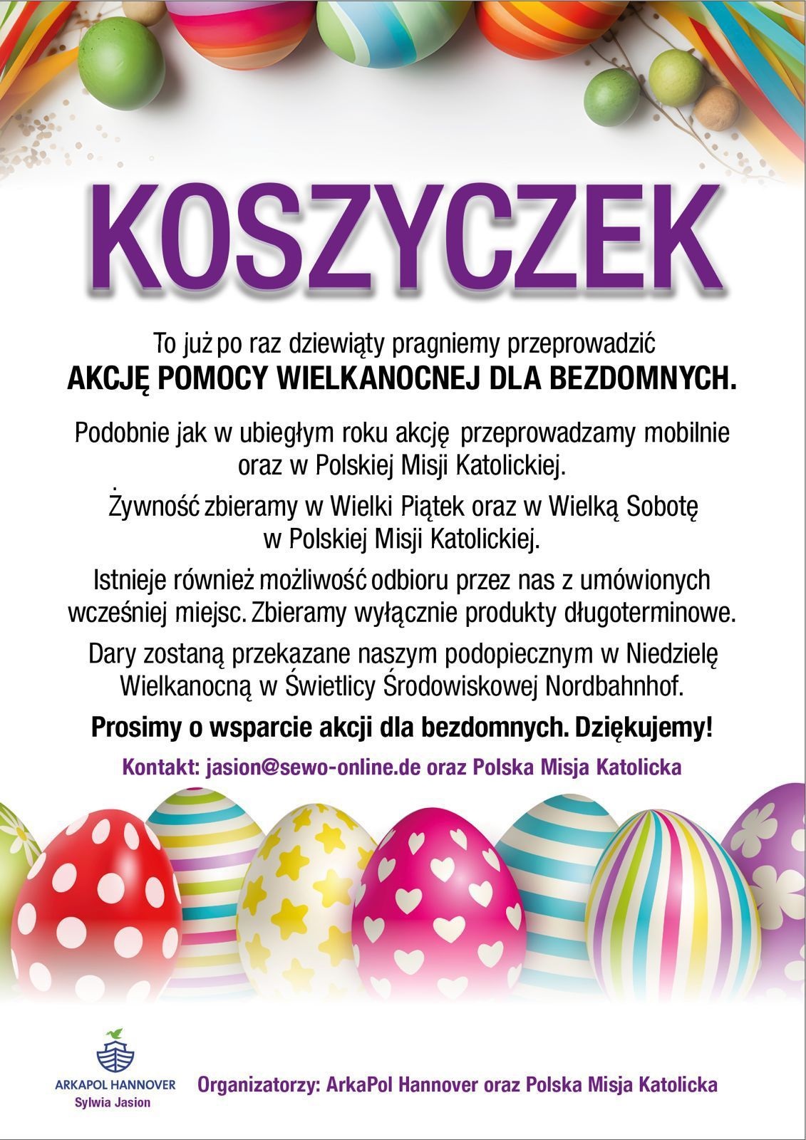 Koszyczek dla bezdomnych