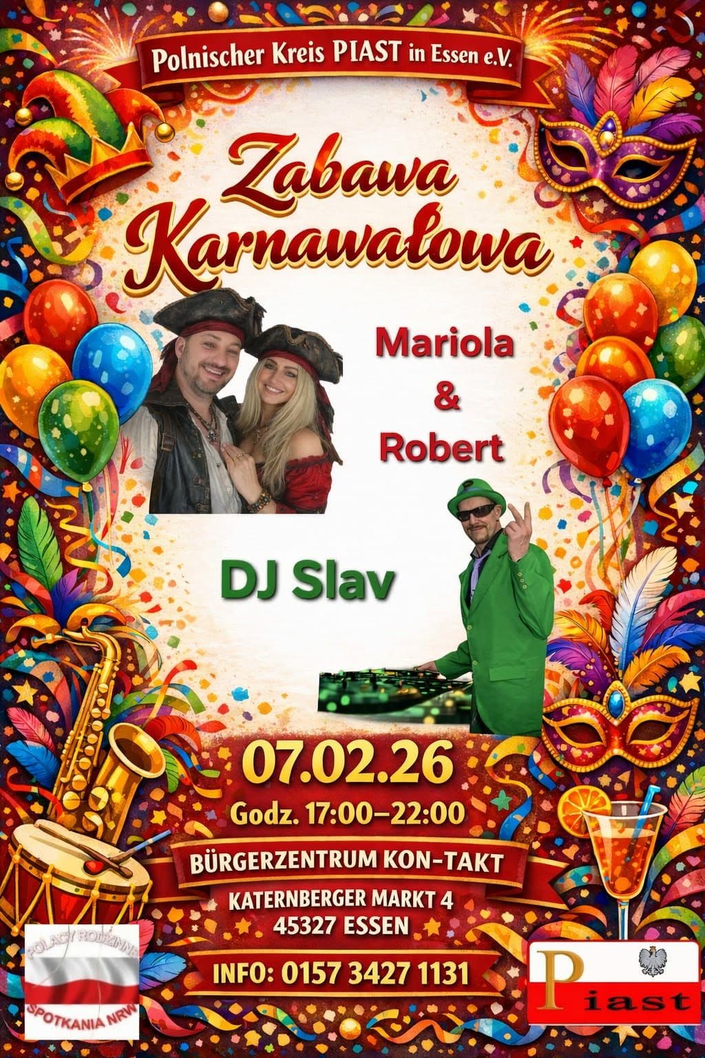Zabawa Karnawalowa Piast Essen
