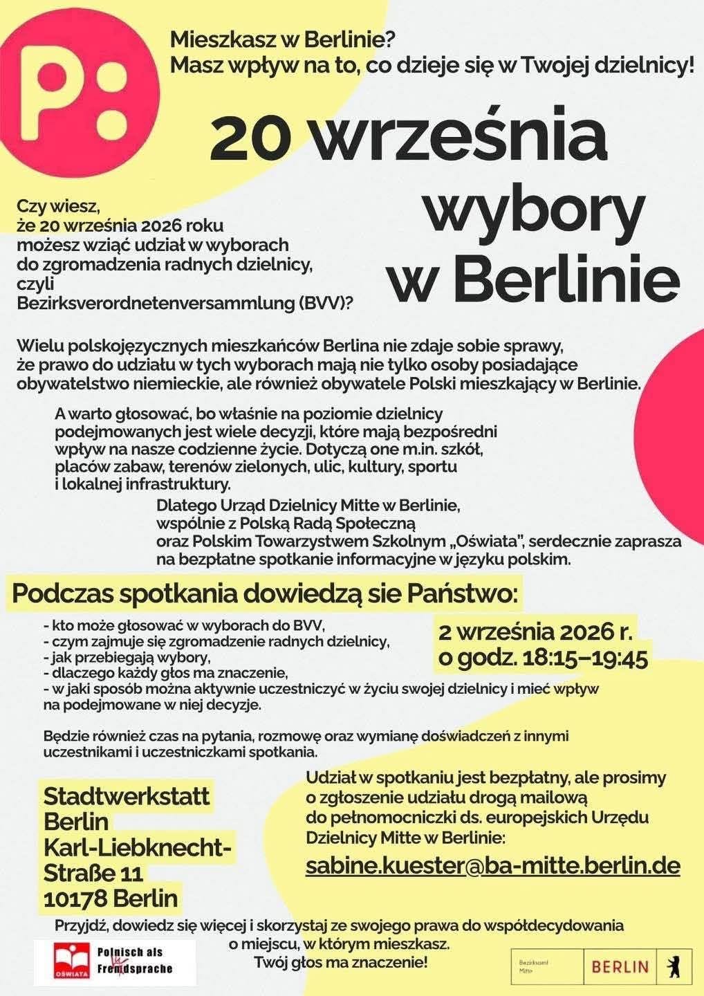 wybory Berlin info